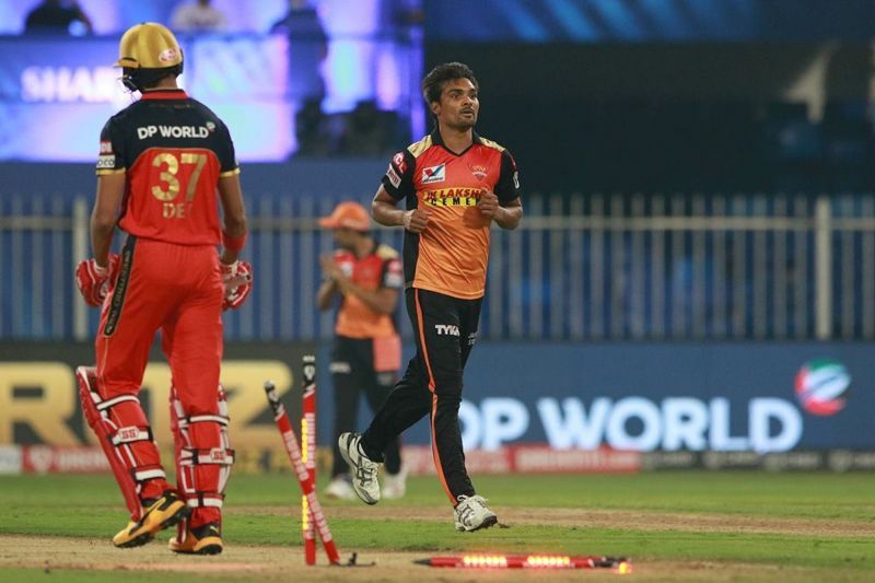 Sandeep Sharma's spell at the top won the game for SRH. [PC: iplt20.com]