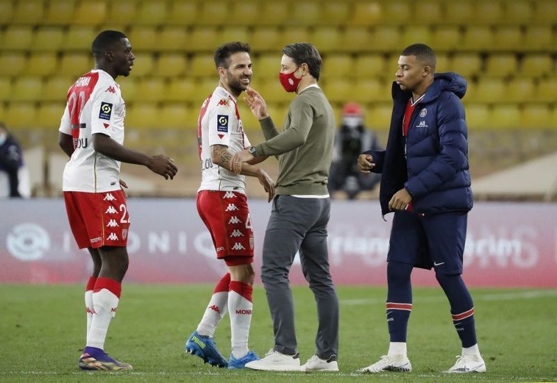 Niko Kovac congrats Fabregas for his match-winning penalty