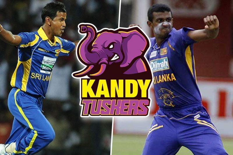Nuwan Kulasekara and Farveez Maharoof are a part of the Kandy Tuskers support staff