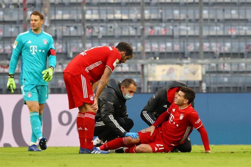 Lucas Hernandez was the latest Bayern Munich star after Kimmich, Davies and Tolisso to get injured