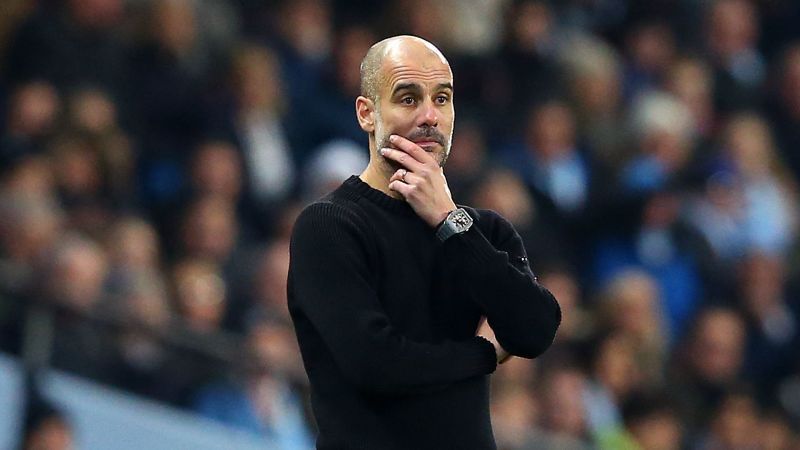 Pep Guardiola, manager of Manchester City