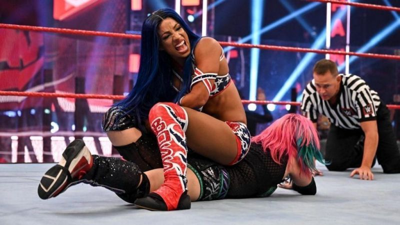 Asuka and Sasha Banks have a long-running rivalry