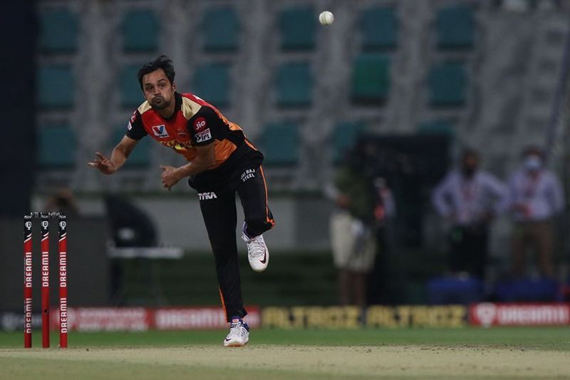 Shahbaz Nadeem was a letdown, in sharp contrast with his returns so far. [PC: iplt20.com]