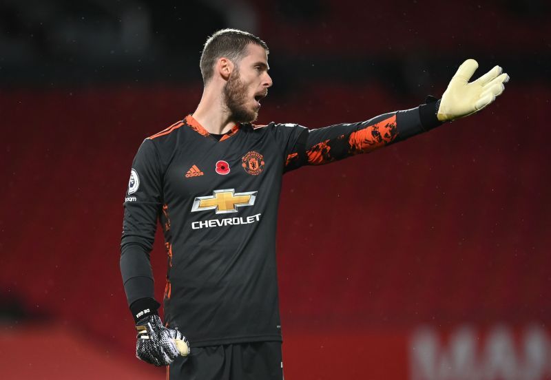 David de Gea in action for Manchester United