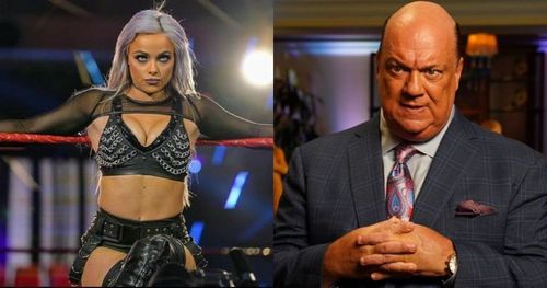 Liv Morgan and Paul Heyman.