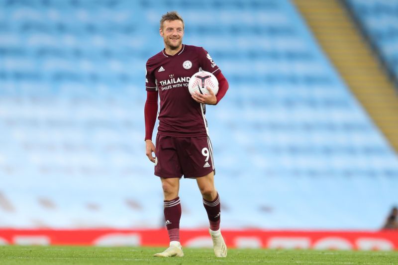 Vardy scored a hat-trick against Manchester City.