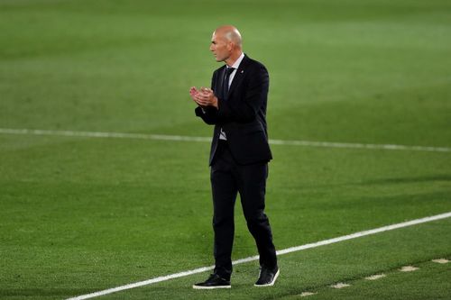 Real Madrid manager Zinedine Zidane