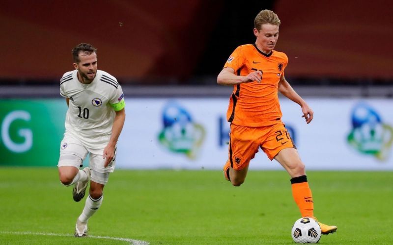 The Netherlands ran the show in the midfield