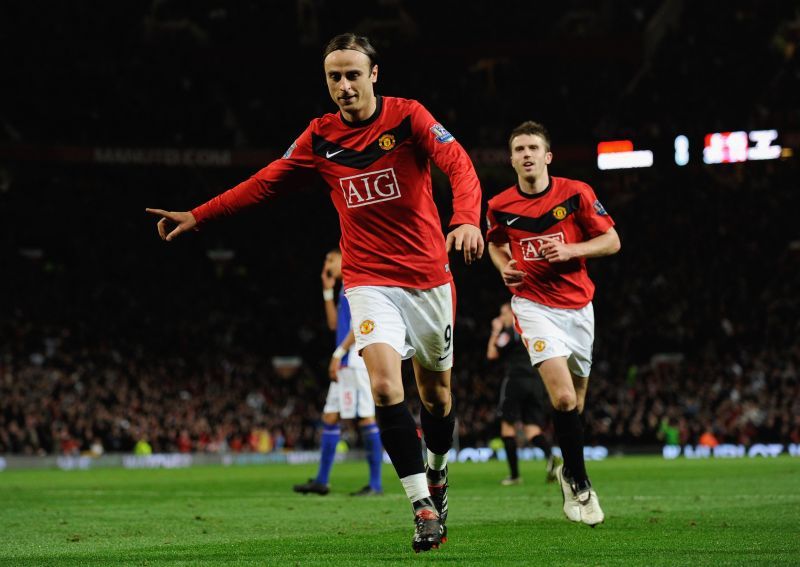 Berbatov in action for Manchester United