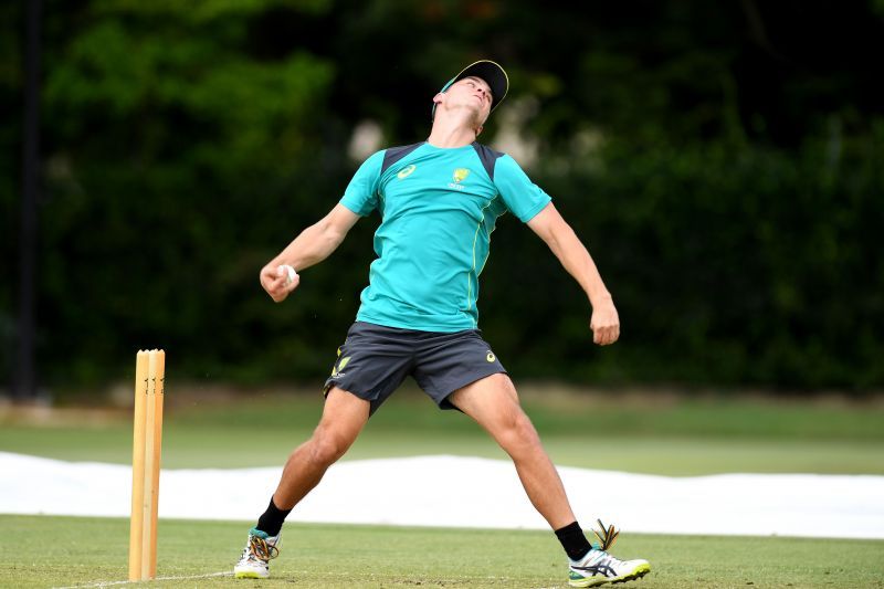 Mitchell Swepson during a training session last year