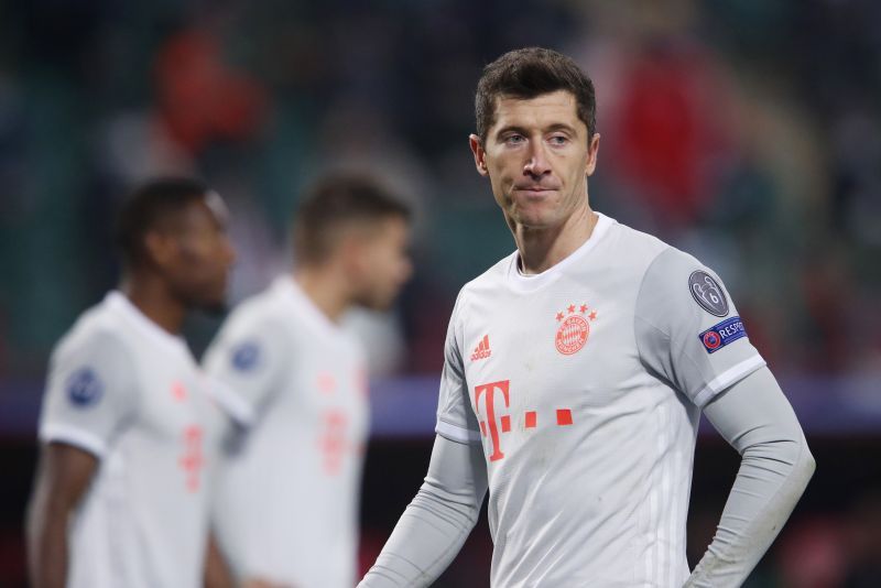 Robert Lewandowski won the treble with Bayern Munich last season