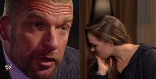 Triple H and Ronda Rousey