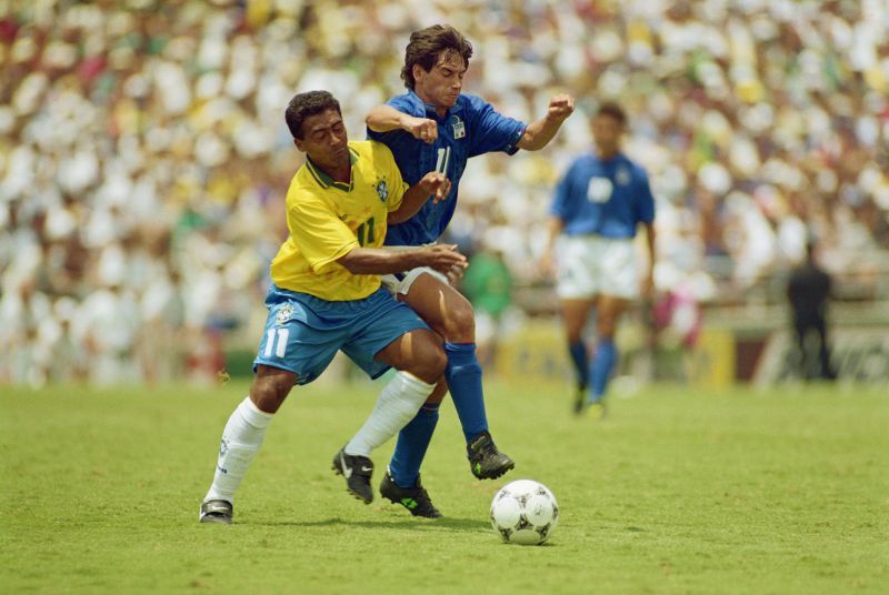 Romario wore the no.11 for Brazil