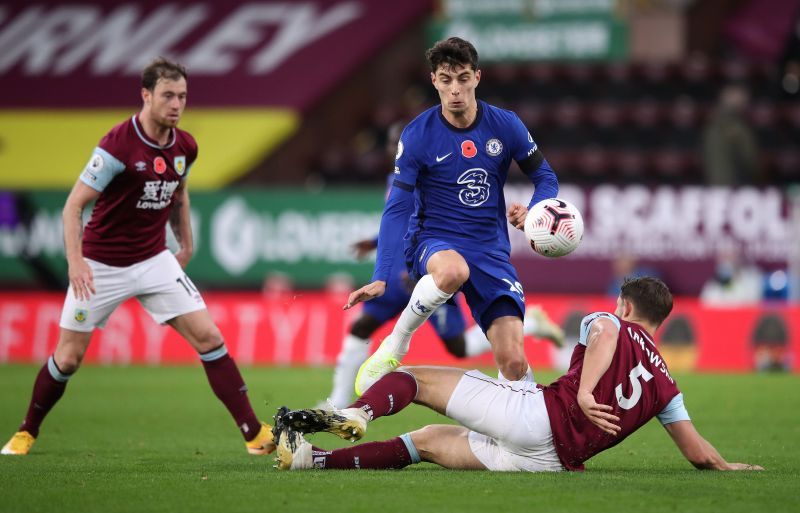 Havertz was in action at Turf Moor