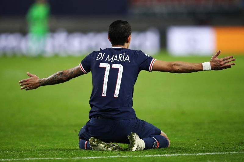 Angel Di Maria put PSG in the lead against RB Leipzig