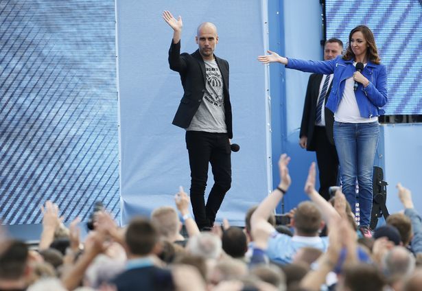 Pep Guardiola during his unveiling as the new Manchester City manager in 2016
