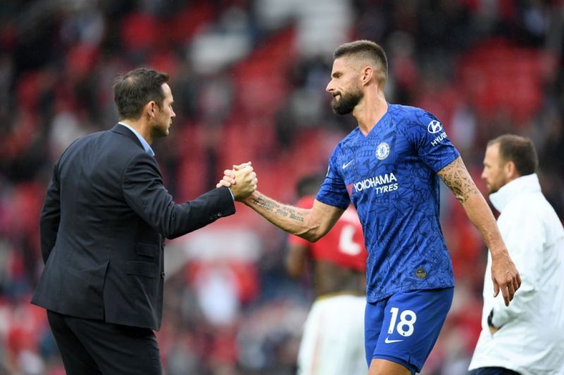 Olivier Giroud has been on the fringes of the Chelsea squad this season