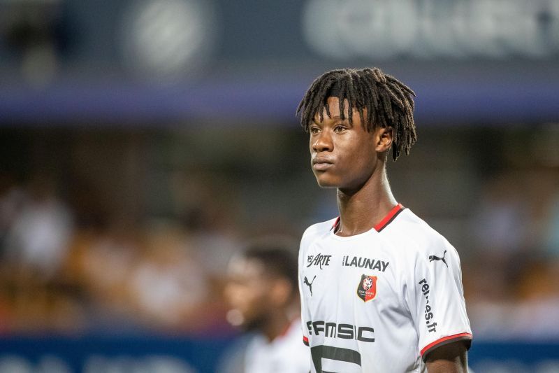 Manchester United target Eduardo Camavinga became the youngest scorer for France since 1914.