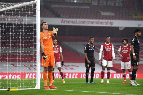 Martinez(L) has been solid between the sticks for Villa.