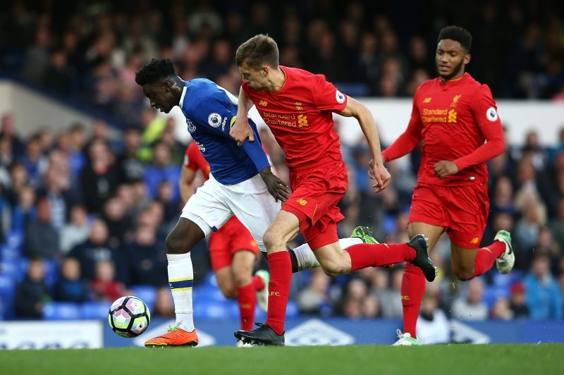 Nat Phillips (center) made his Premier League debut against West Ham