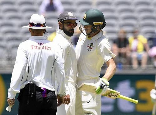 Tim Paine Virat Kohli had a go at each other constantly during the 2018-19 Test series