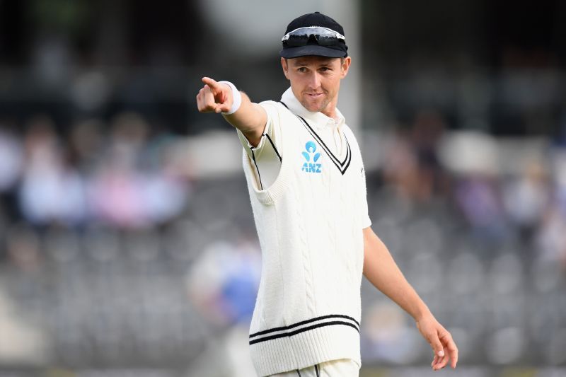 Trent Boult during the Test series against India earlier this year
