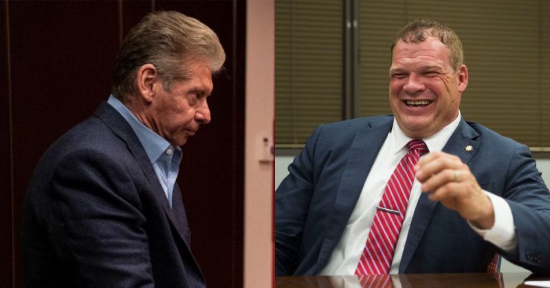 Vince McMahon and Kane. 