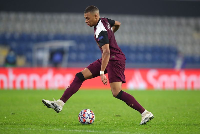 Mbappe in action for Paris Saint-Germain