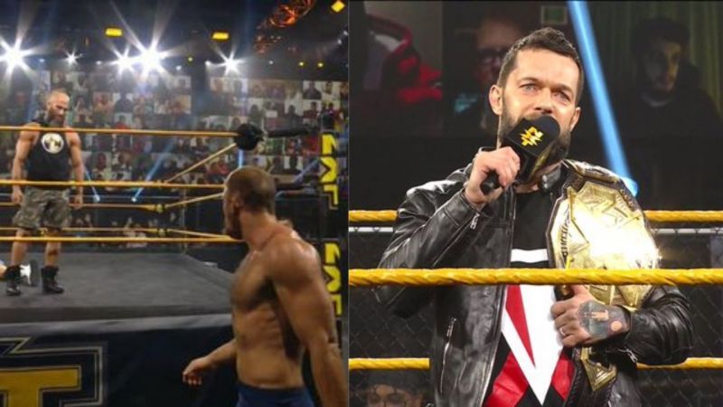 Balor had a surprise for tonight on NXT