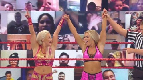 Tonight on WWE RAW, both Mandy Rose and Dana Brooke suffered injures and are now out of Survivor Series on Sunday.