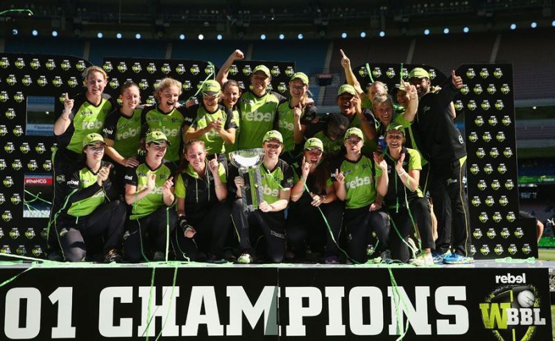Sydney Thunder were the champions in the inaugural edition of the WBBL.