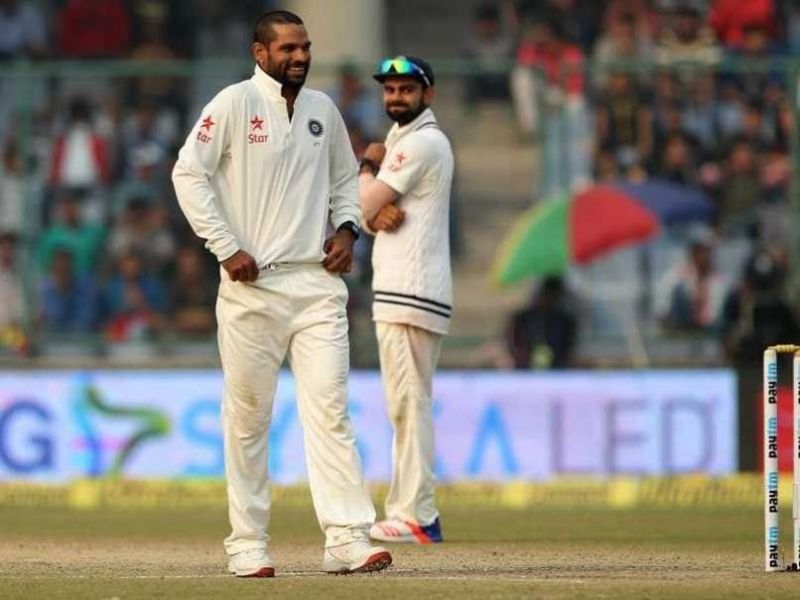 Dhawan has bowled in Test matches for India