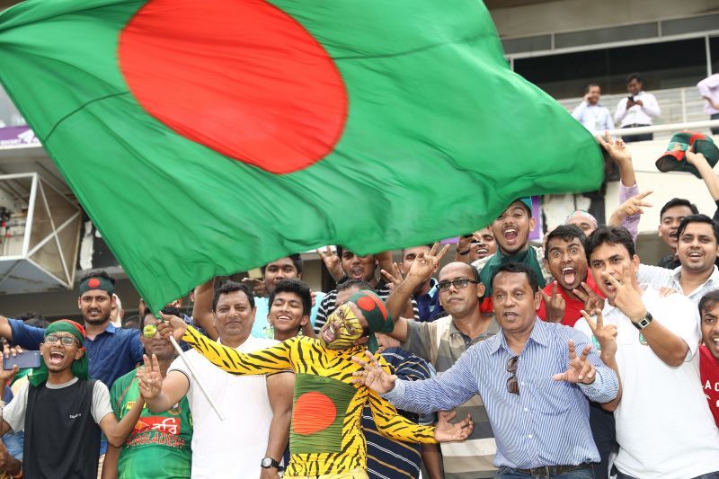 Fans cheering up for Bangladesh