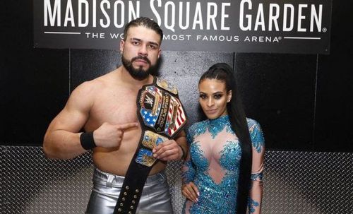 Andrade and Zelina Vega