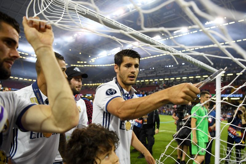 Morata won the Champions League twice with Real Madrid