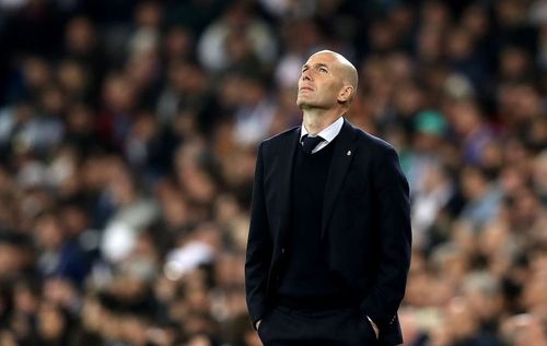 Real Madrid manager Zinedine Zidane