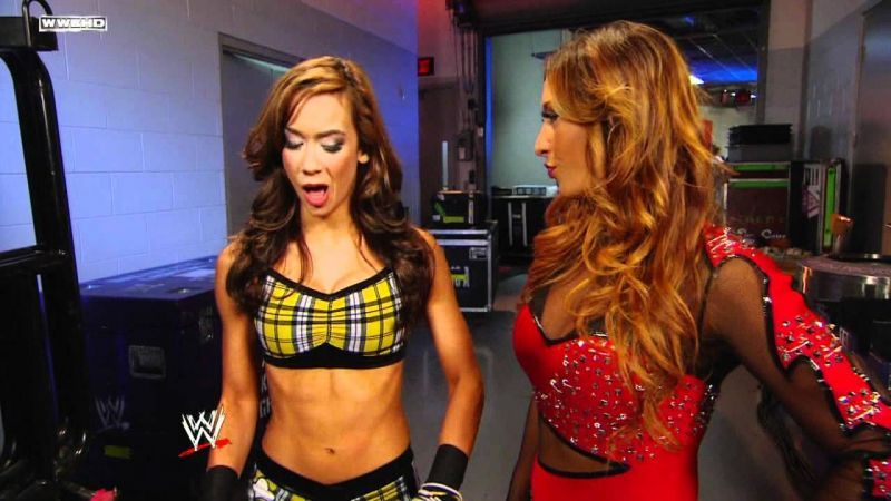 AJ Lee and Maxine