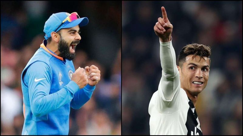 Virat Kohli and Cristiano Ronaldo are highly respected in their respective sports