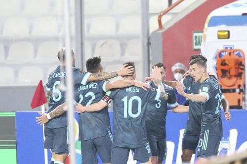 Argentina defeated Peru 2-0 on Wednesday. 