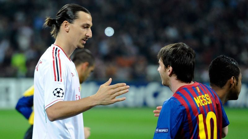 Zlatan Ibrahimovic played with Lionel Messi at Barcelona