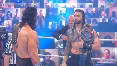 Roman Reigns and Drew McIntyre had a very epic clash