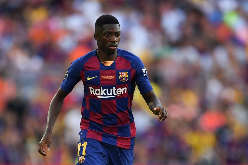 Dembele opened the scoring for Barcelona.