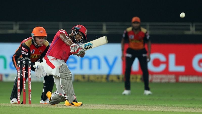 Nicholas Pooran has hit the biggest six in IPL 2020 so far which was 106m long against Sunrisers Hyderabad