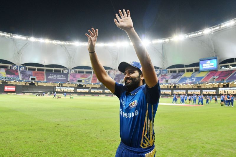 Rohit Sharma looked much happier post-match than post-dismissal. [PC: iplt20.com]