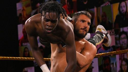 Leon Ruff and Johnny Gargano working together in WWE NXT