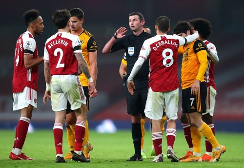 Arsenal fell to a 1-2 home defeat against Wolverhampton Wanderers on Sunday