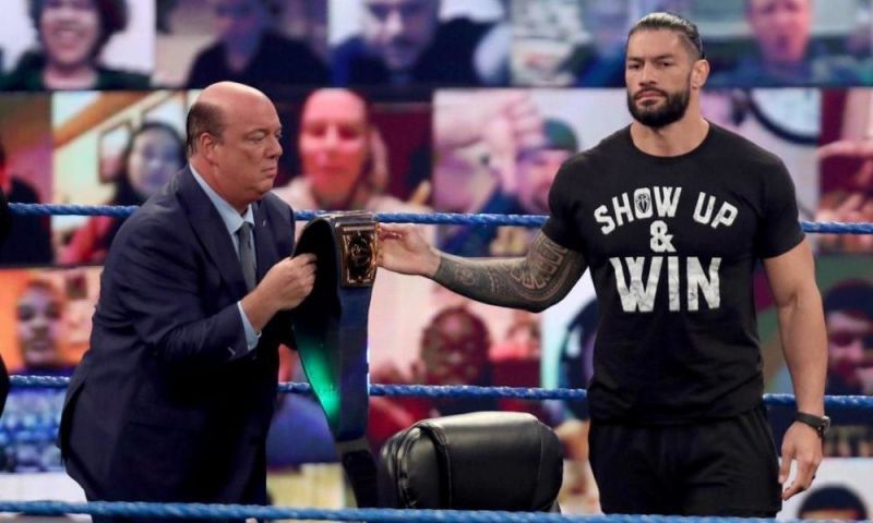 Paul Heyman and Roman Reigns