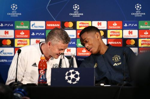 Manchester United manager is considering changing Anthony Martial's position to accommodate Edinson Cavani