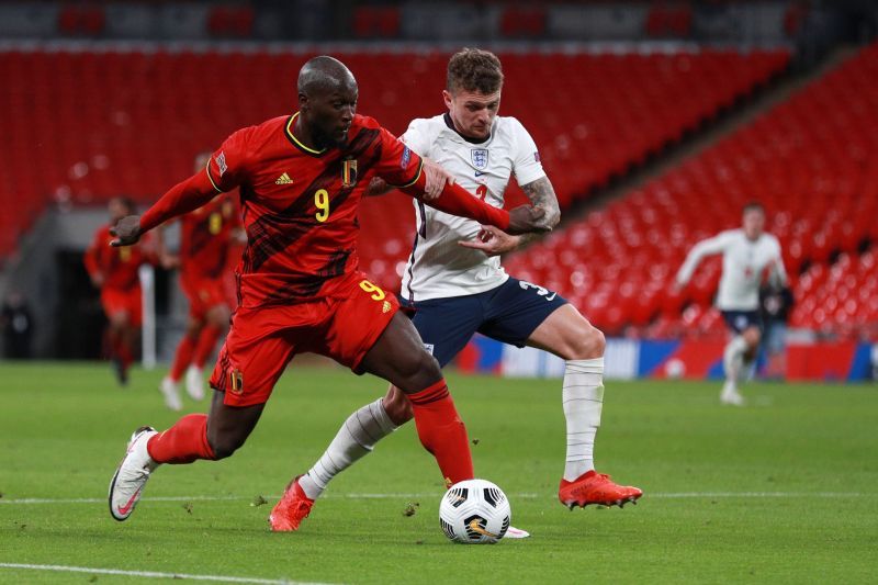 Romelu Lukaku gave England's defense a tough time in October.