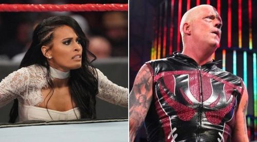 Zelina Vega and Dustin Rhodes